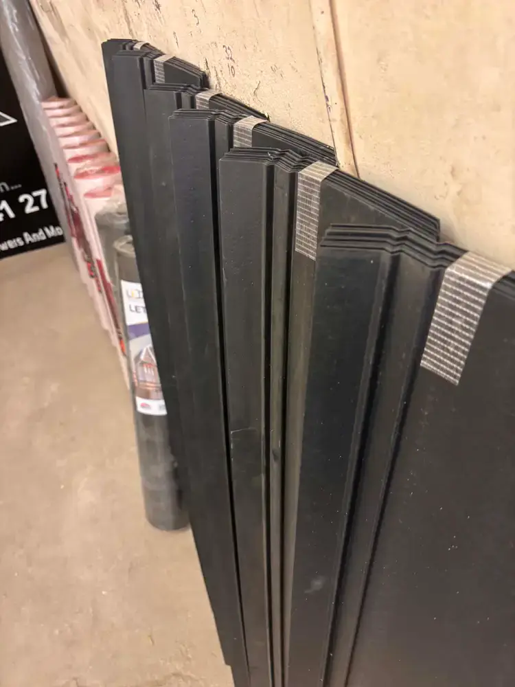 Black roofline and dry verge roofing trims